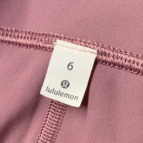 Lululemon Wunder Train Leggings 6 Pink Mid Rise Tight Yoga Gym Active 25" - Picture 5 of 10